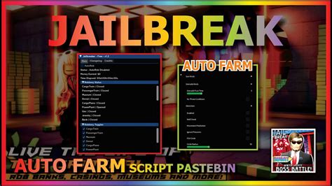 Getting out of jail Roblox is the whole package of having fun with your friends, regardless of where they are. . Jailbreak auto farm script pastebin 2022